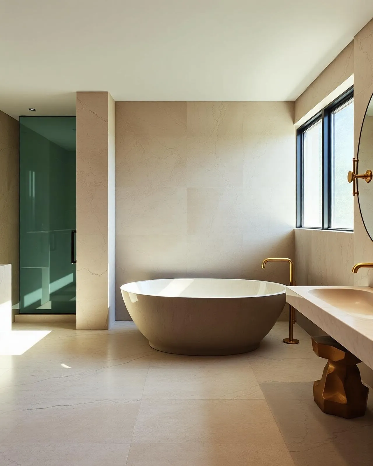 Warm Minimal Bath